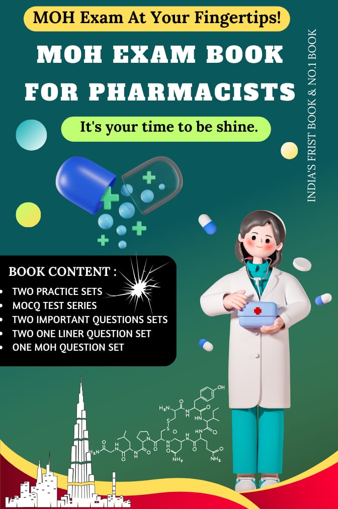 MOH Exam Book | MOH Exam Study Material For Pharmacist | Prometric Exam Book